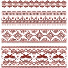 Mehndi Border Designs N2