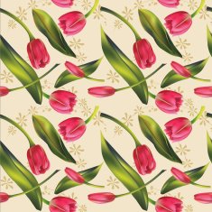 Seamless Tulips Wallpaper