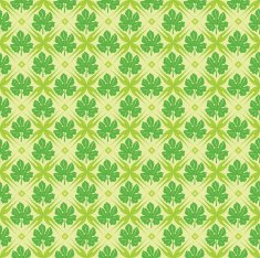 Seamless Leaf Pattern ( Vector )