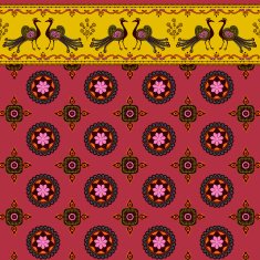 Indian Blockprint (Vector) N5