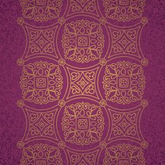Vintage seamless border in Eastern style N9