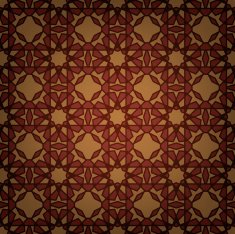 Retro star Islamic tile