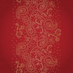 Vintage seamless border in Eastern style N13