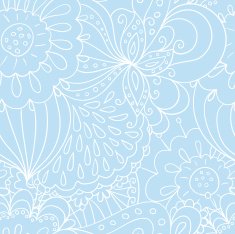 seamless texture with abstract flowers N8