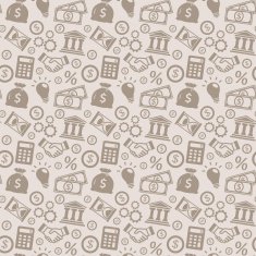 Business seamless pattern Vector background