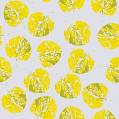 beautiful pattern of colorful leaves painted in watercolor