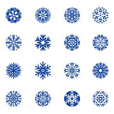 snowflakes set N2