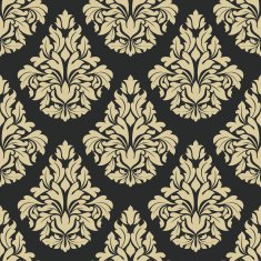 Classic floral damask seamless pattern
