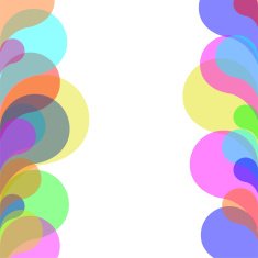 Abstract colorful background with bubbles Vector