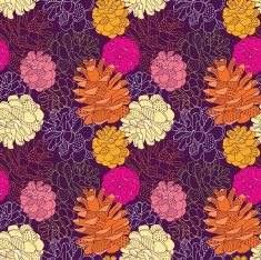Seamless vector pattern with cones