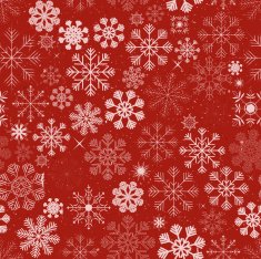 Seamless Christmas Snowflakes Background