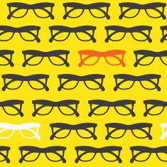 Yellow sunglasses background N2
