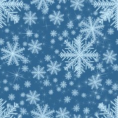 Abstract seamless with snowflakes Christmas background