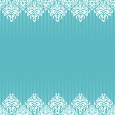 Vector seamless baroque damask luxury background N3