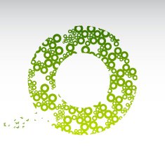 ecological environmental pattern abstract circle