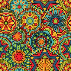 Fancy Rounds Ethnic Pattern N2