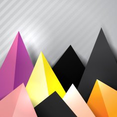 Bottom triangle decorative border