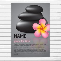 Spa salon poster A4 size