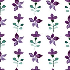 Watercolor seamless pattern N18