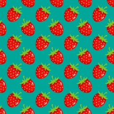 Seamless pattern with strawberry N2