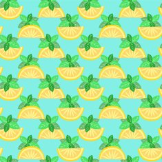Citrus Seamless pattern - Illustration