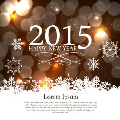 Abstract beauty Christmas and New Year background vector illust N5