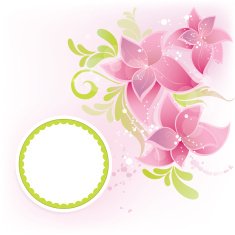 Spring card for invitation