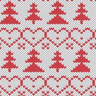 Seamless pattern with winter sweater design N10
