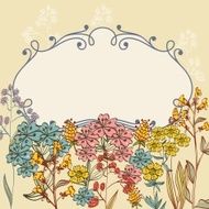 Floral background N697