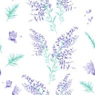 Seamless watercolor pattern N17