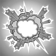 background with exploding