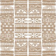 Seamless traditional Indian ornament N3