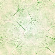 Seamless maple leaves pattern