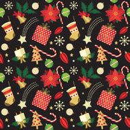 Elegant Christmas seamless background