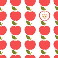 Seamless apples pattern N2