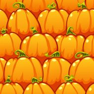 Pumpkins Seamless Pattern