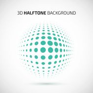 Abstract perspective background with halftone N3