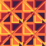 Seamless geometric red yellow blue color pattern background N2