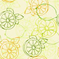 Lemon seamless pattern