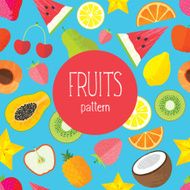 Fruits seamless pattern