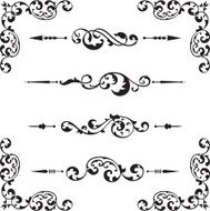 Classical ornate set