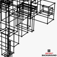 abstract line structure pattern background