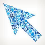 Cursor Fitness and Diet Vector Button Pattern N2