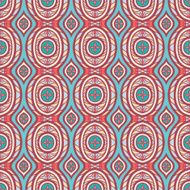 retro pattern with petals