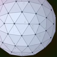 abstract line ball pattern background