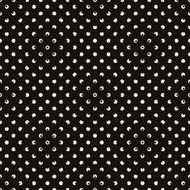 Seamless black paper with unusual white dots