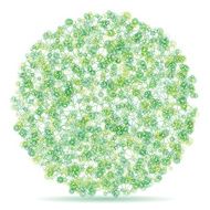 Nature Circle Abstract Network Pattern