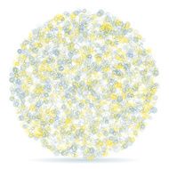 Electricity Circle Abstract Network Pattern