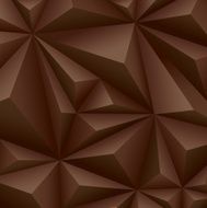 Brown polygon background