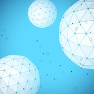 abstract line ball pattern background N2